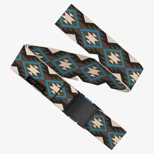 Arcade Twilight Belt - Oat/Turquoise
