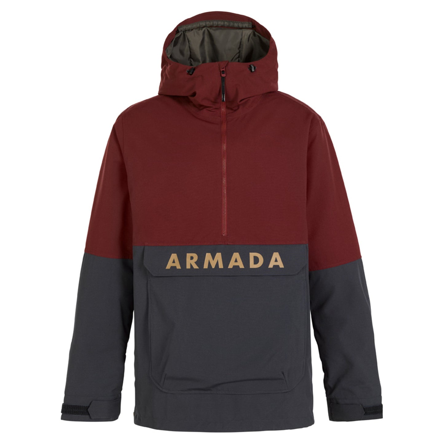 Armada Bristal Men's Anorak Jacket - BURGUNDY INDIGO - XL