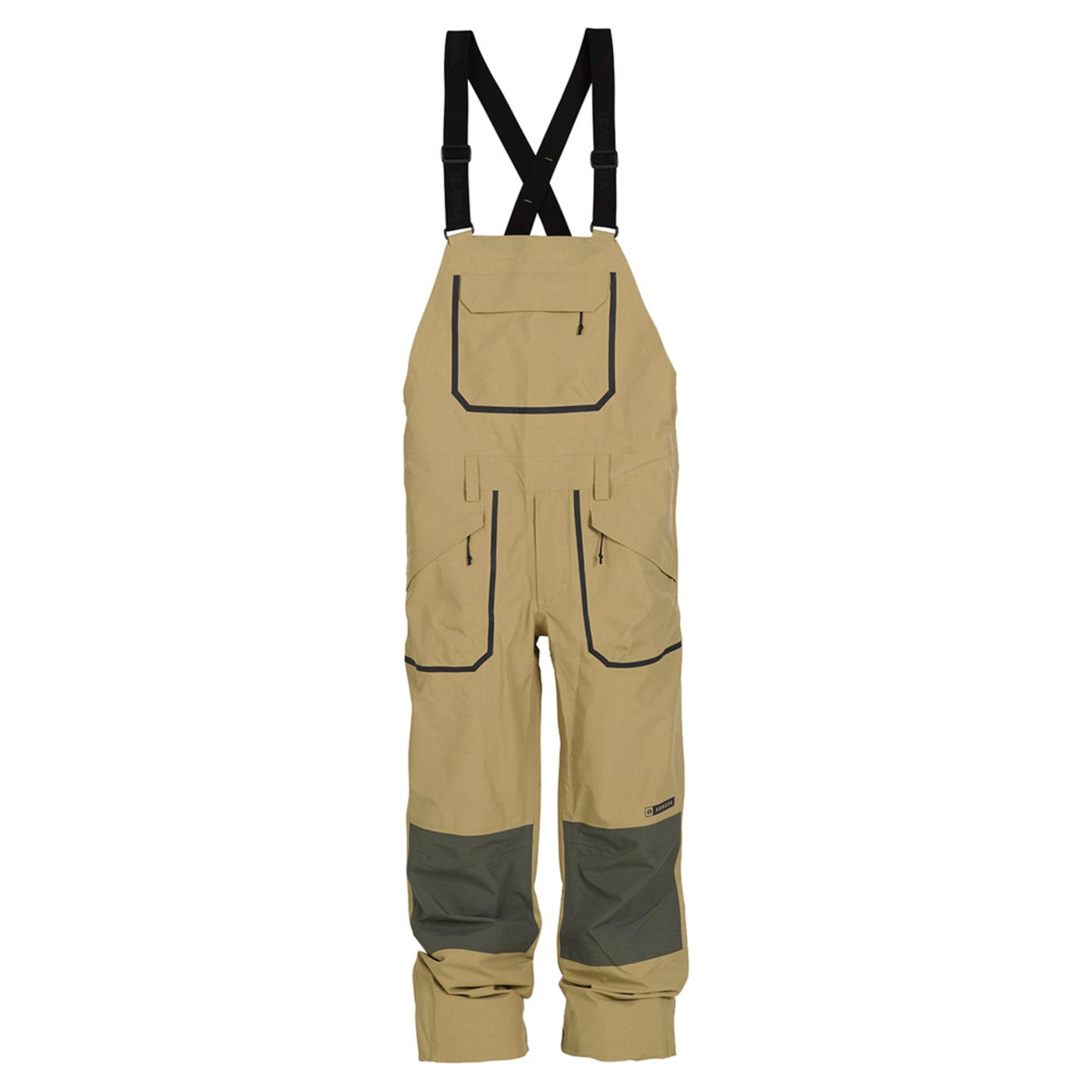 Armada Emmons Men's 3L Ski Bibs - KHAKI - S