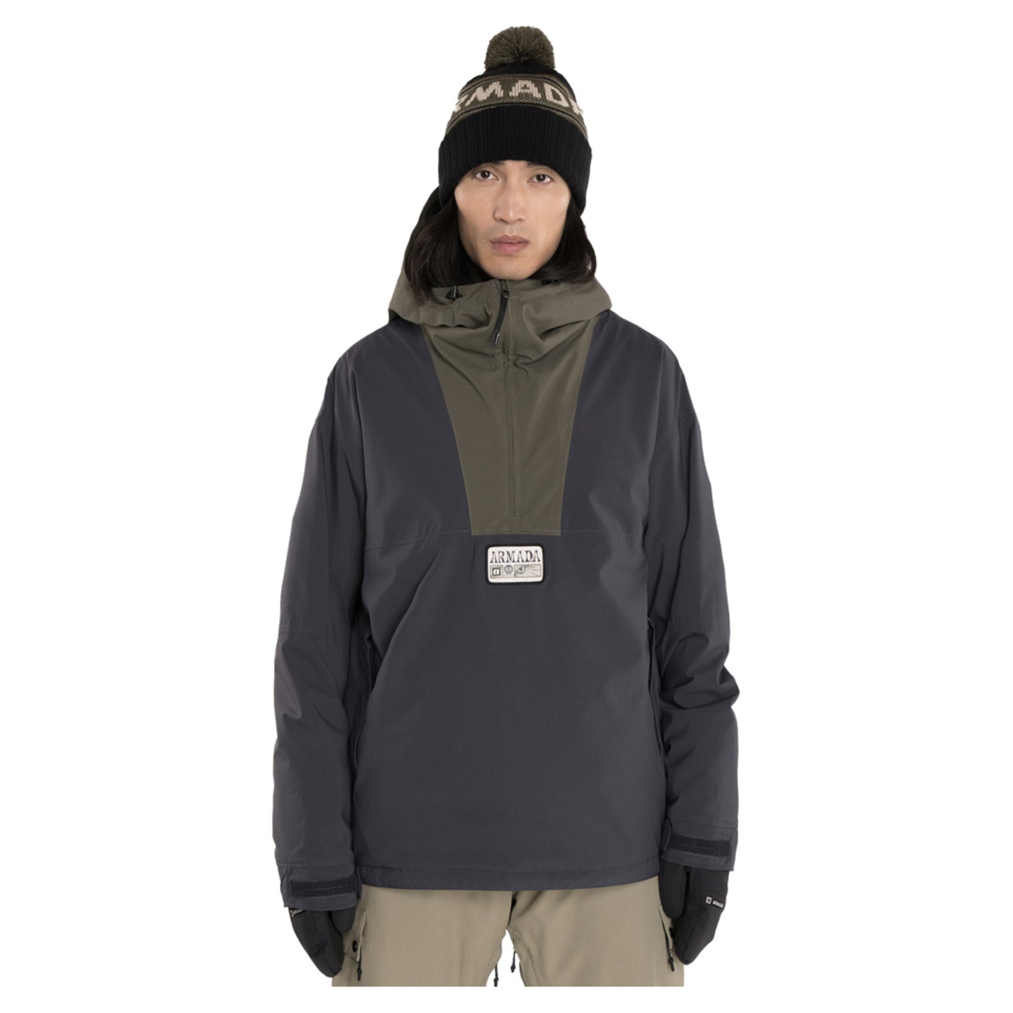 Armada Gansett 2L Insulated Men's Anorak - INDIGO_OLIVE - XL
