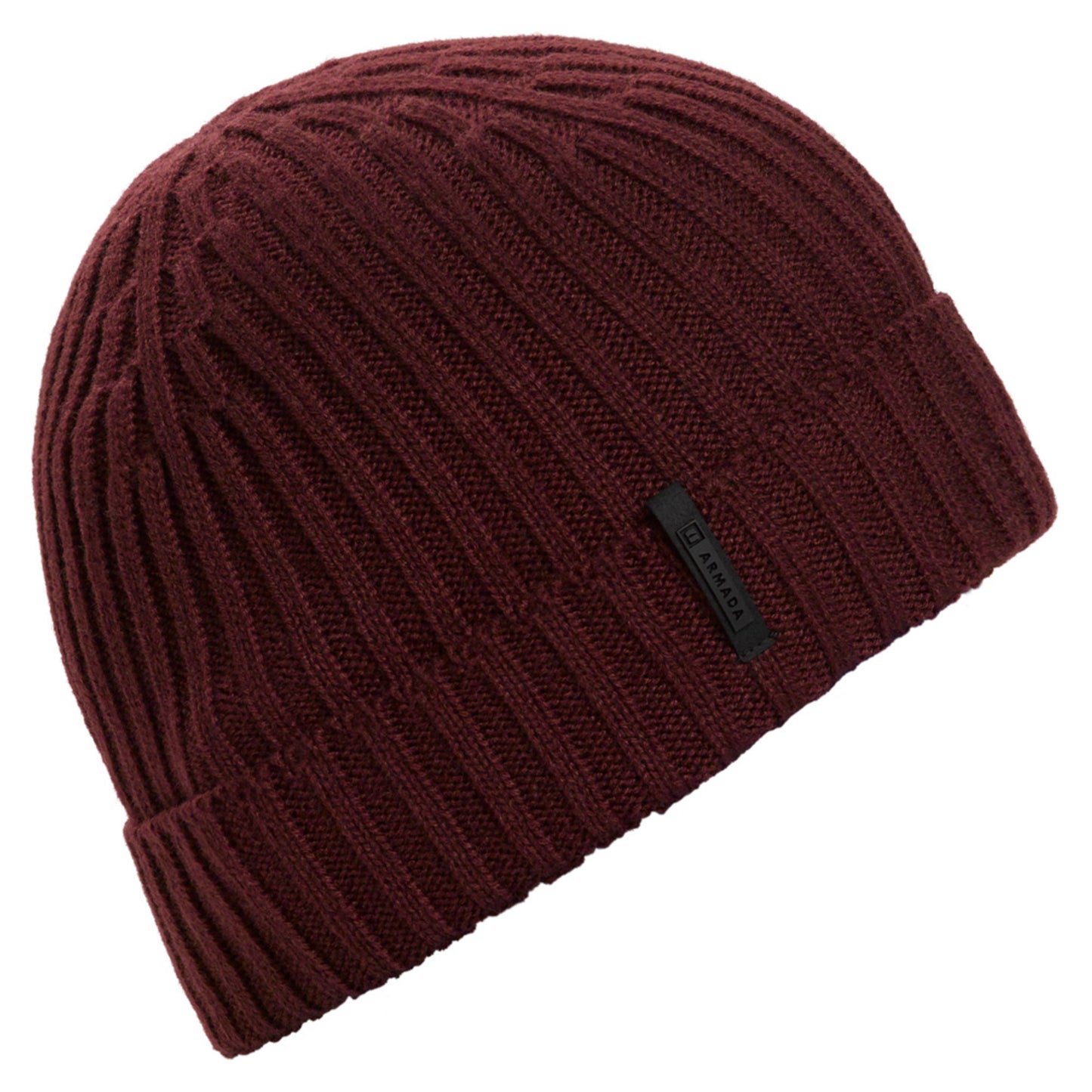 Armada Merino Wool Beanie - BURGUNDY