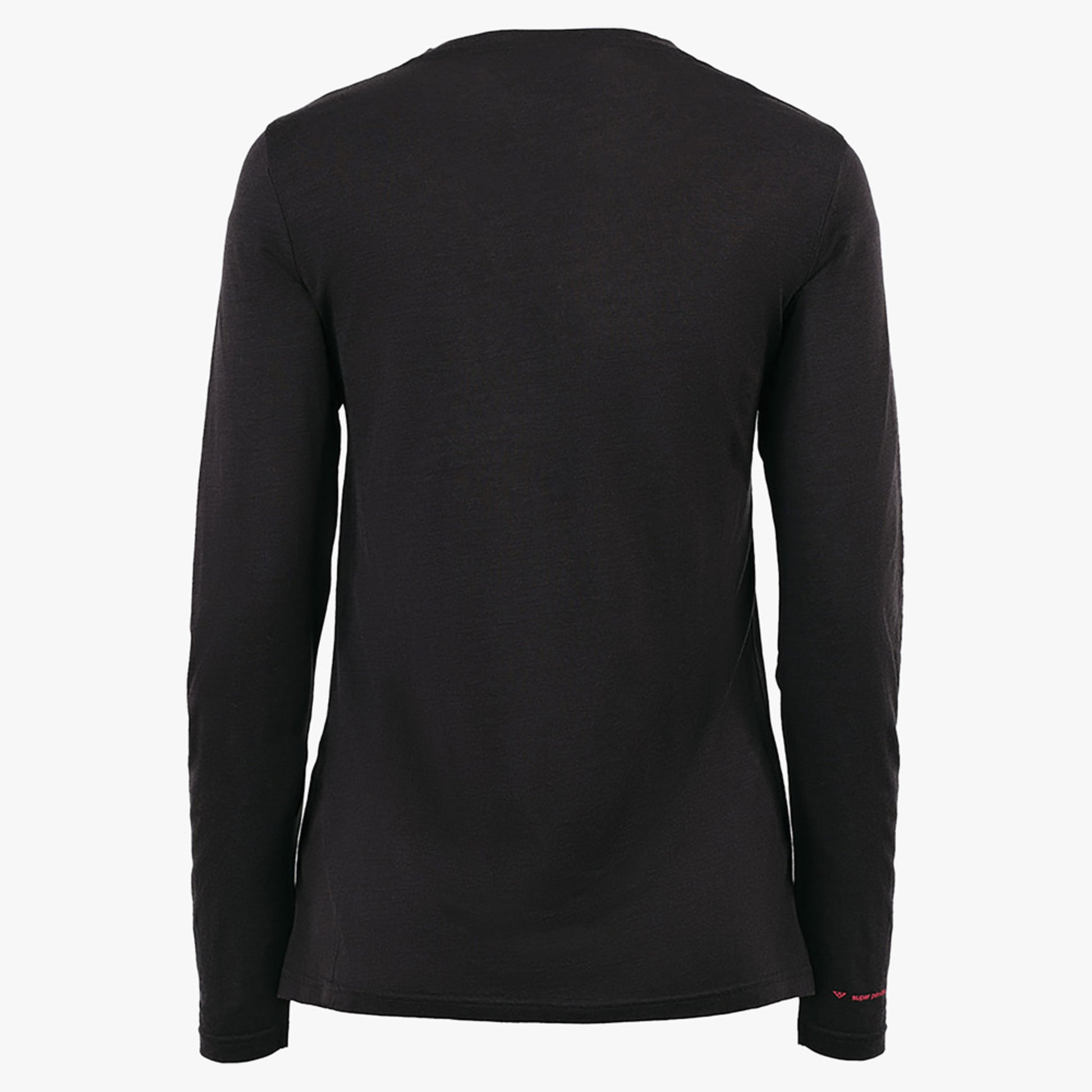 Black Crows Chevron Merino Blend Women's Long Sleeve - Black/Pink - L
