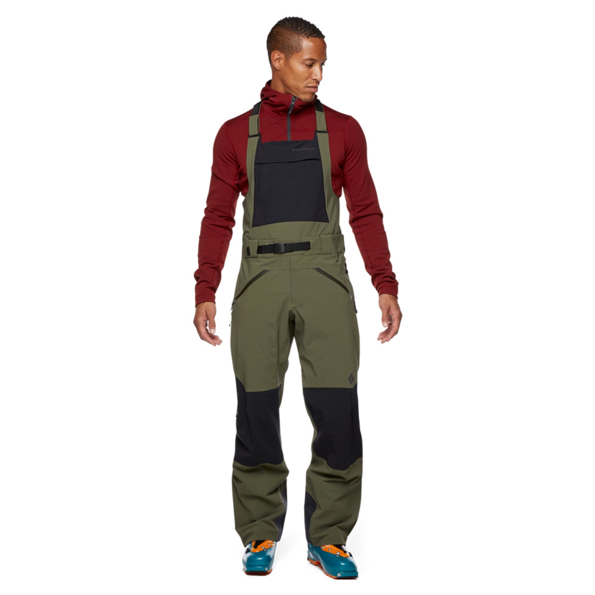Black Diamond Recon Stretch Men's Bibs - TUNDRA - XL