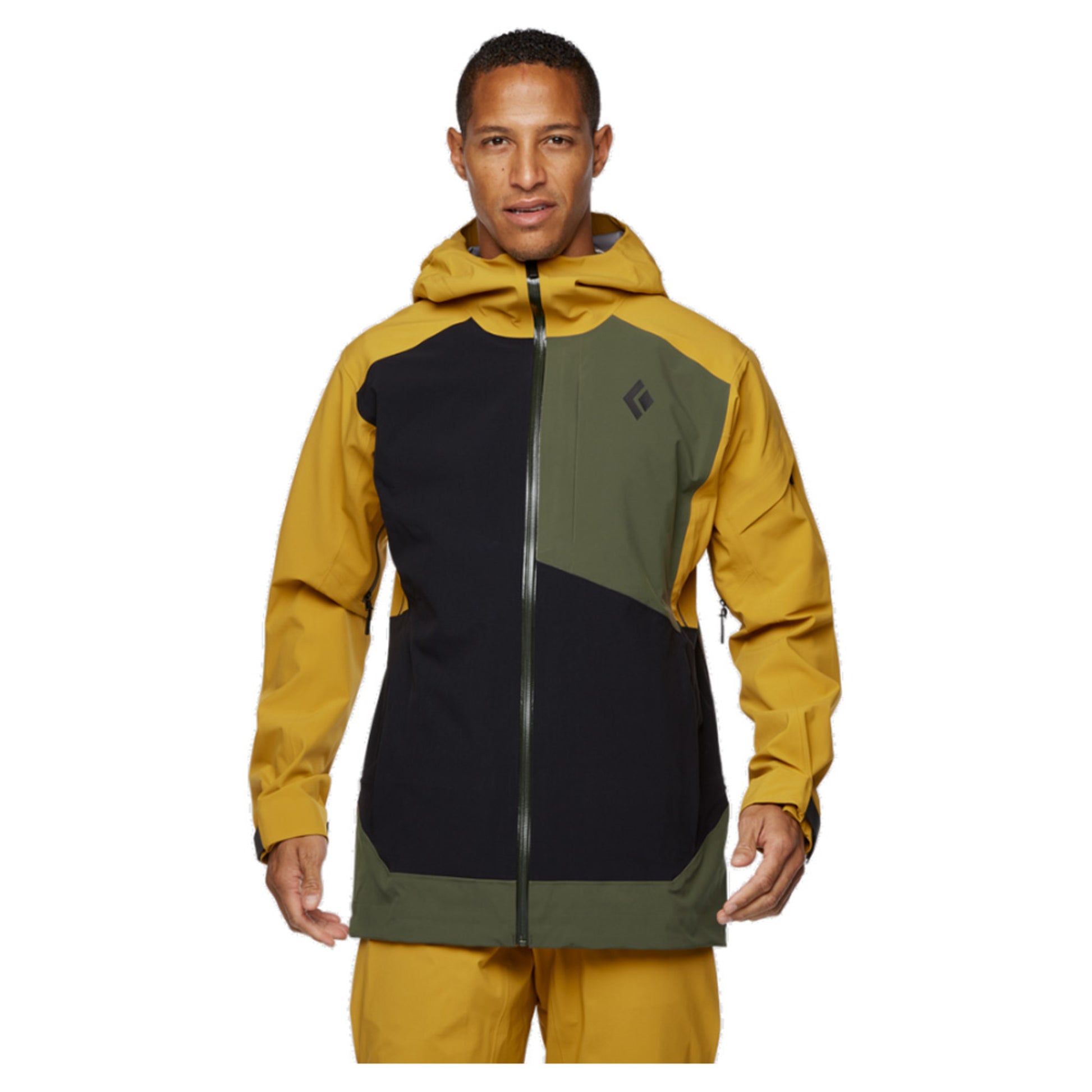 Black Diamond Recon Stretch Men's Ski Shell - AMBER TUNDRA BL - S