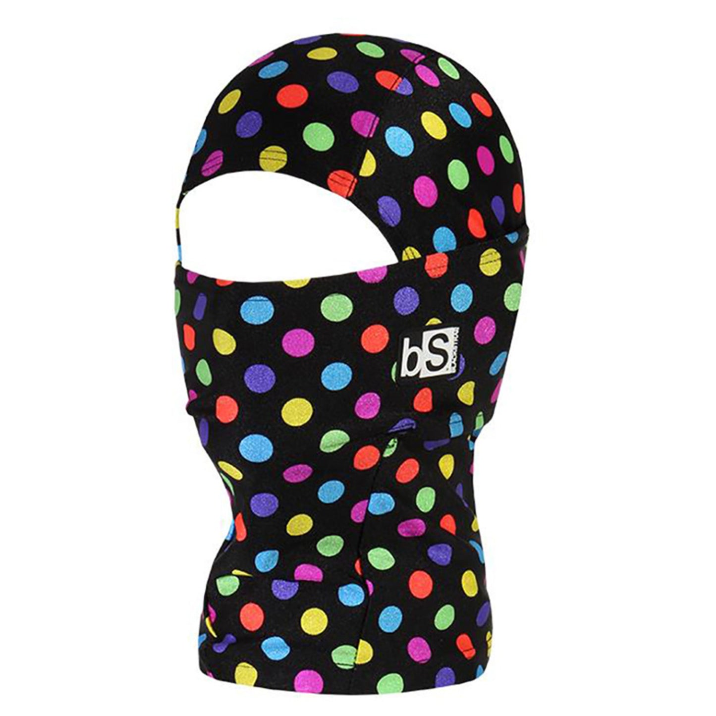 Black Strap The Kid's Hood Balaclava - POLKA DOTS