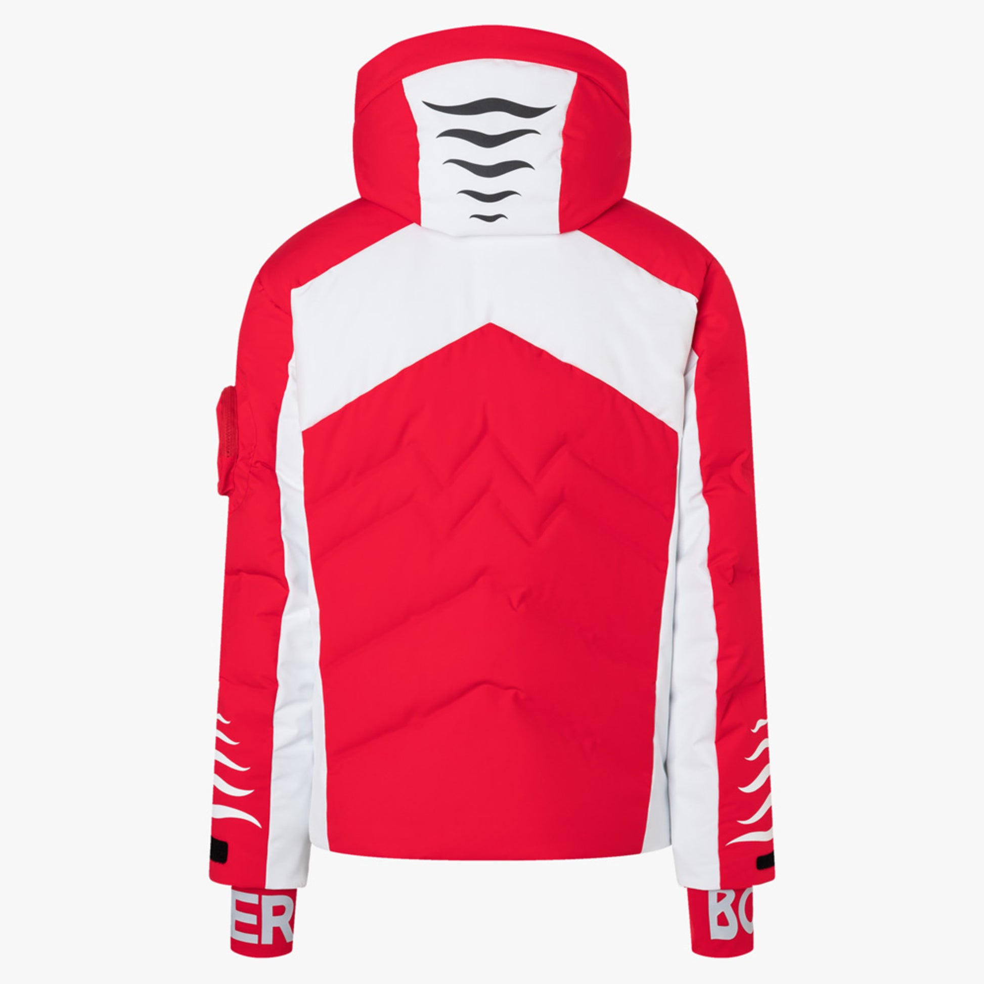 Bogner Jessy-D Hooded Men's Jacket - Fast Red - 42