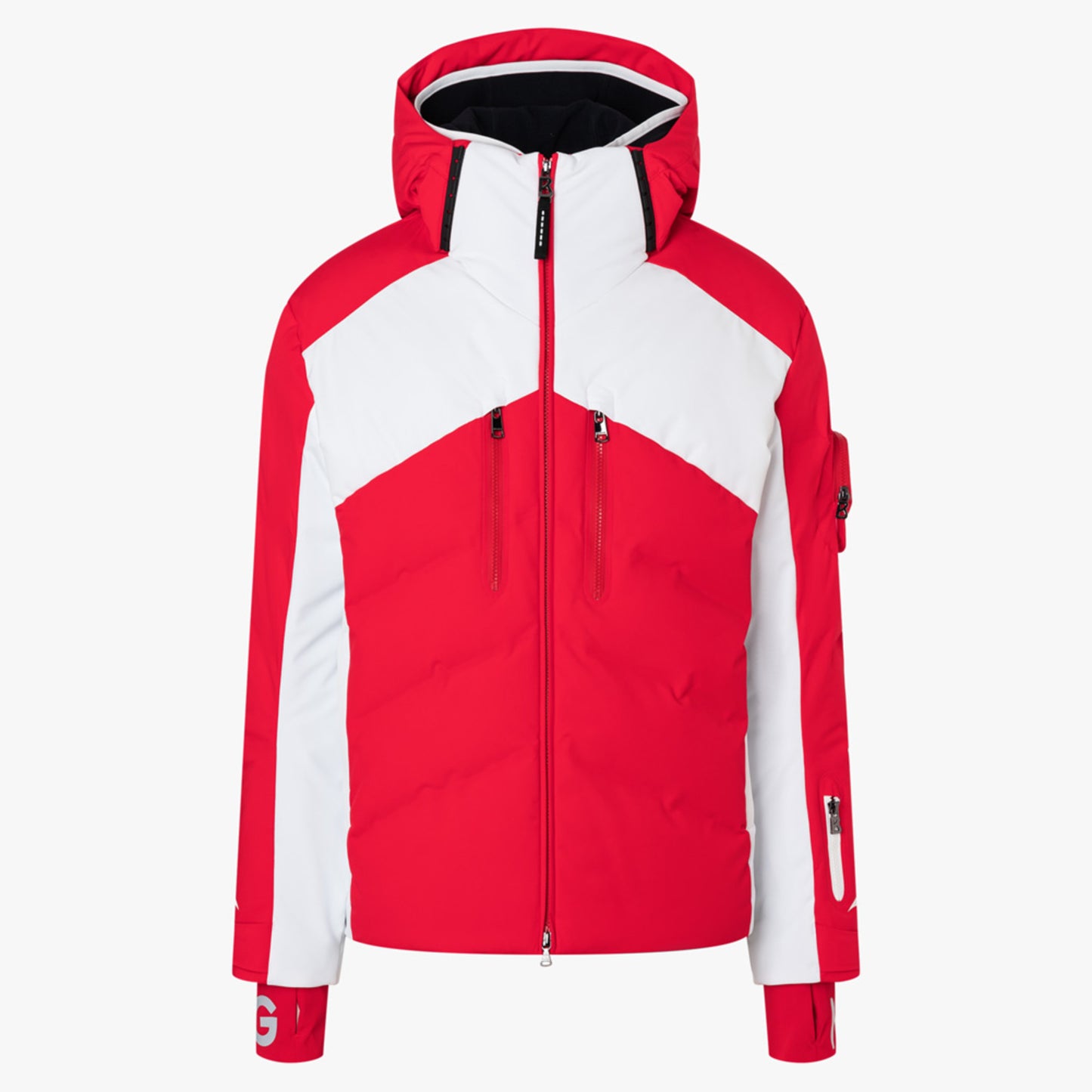Bogner Jessy-D Hooded Men's Jacket - Fast Red - 42