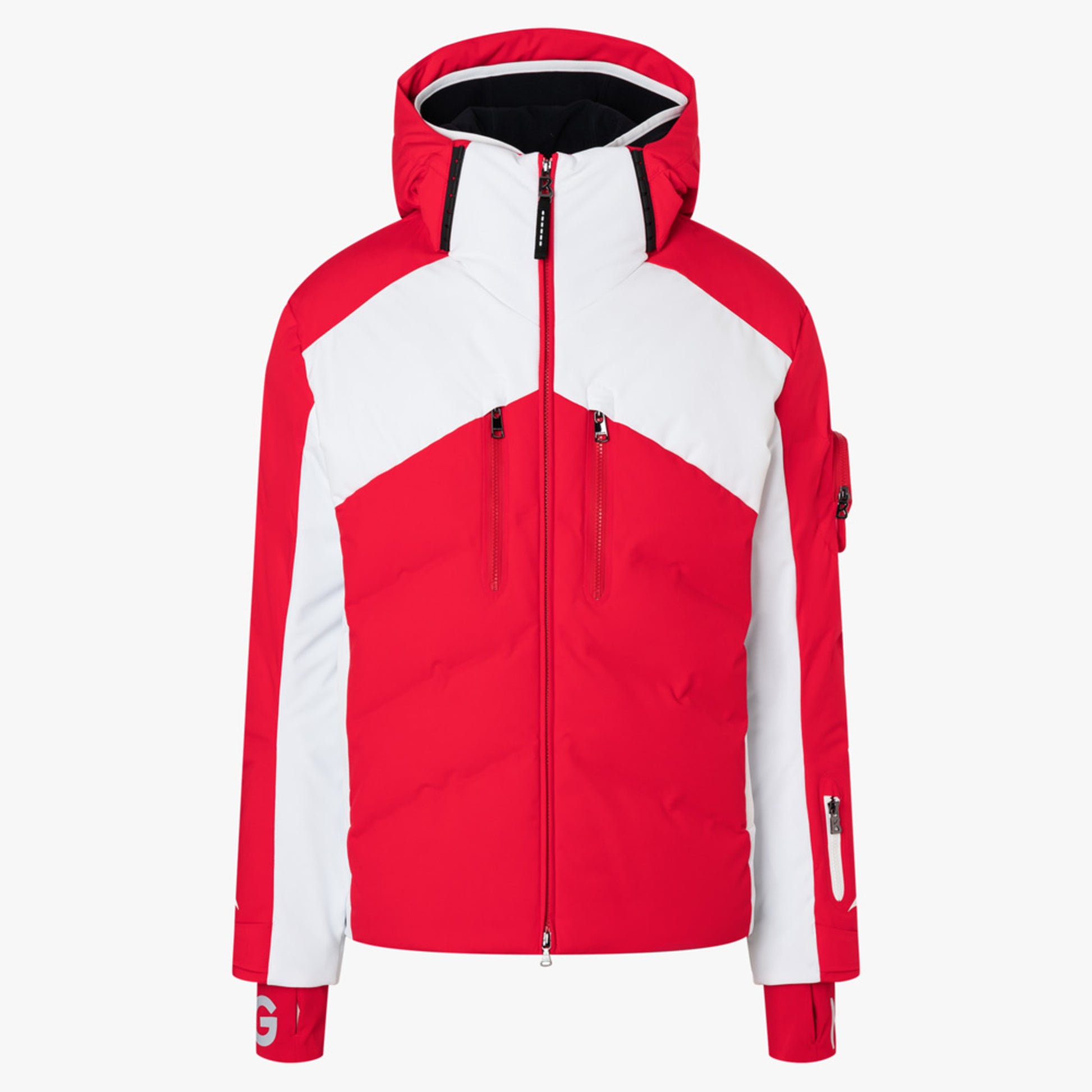 Bogner Jessy-D Hooded Men's Jacket - Fast Red - 42