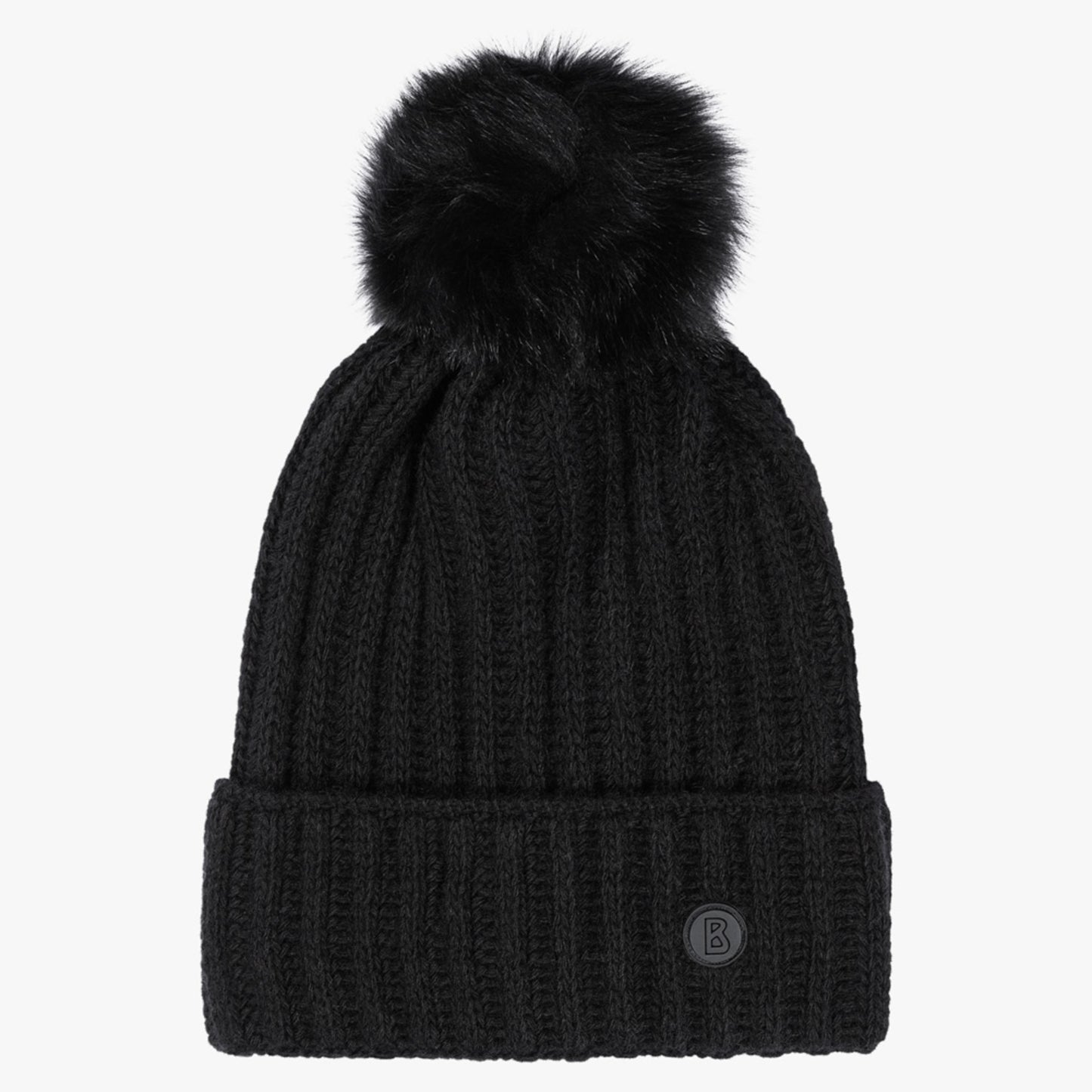 Bogner Ranya Women's Pom Beanie - Black