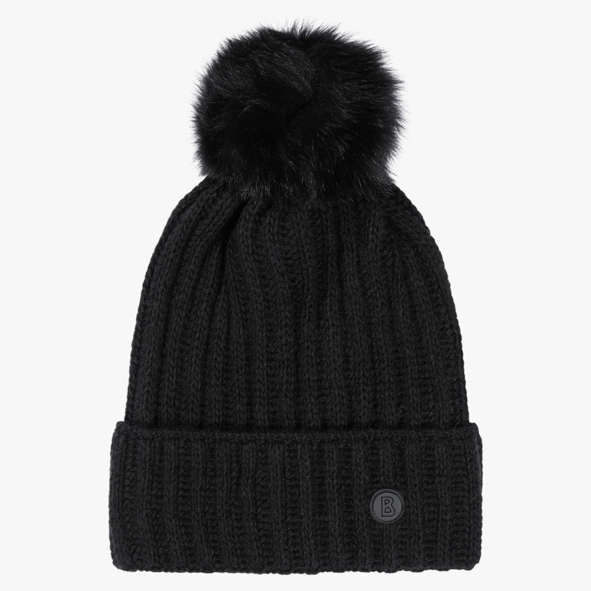 Bogner Ranya Women's Pom Beanie - Black