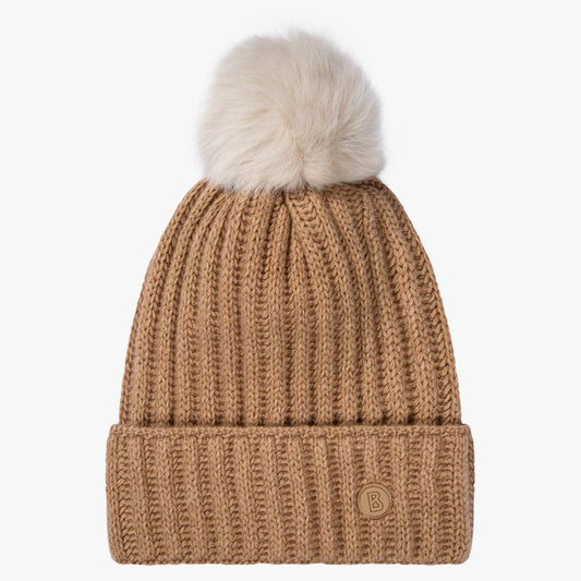 Bogner Ranya Women's Pom Beanie - Carmello