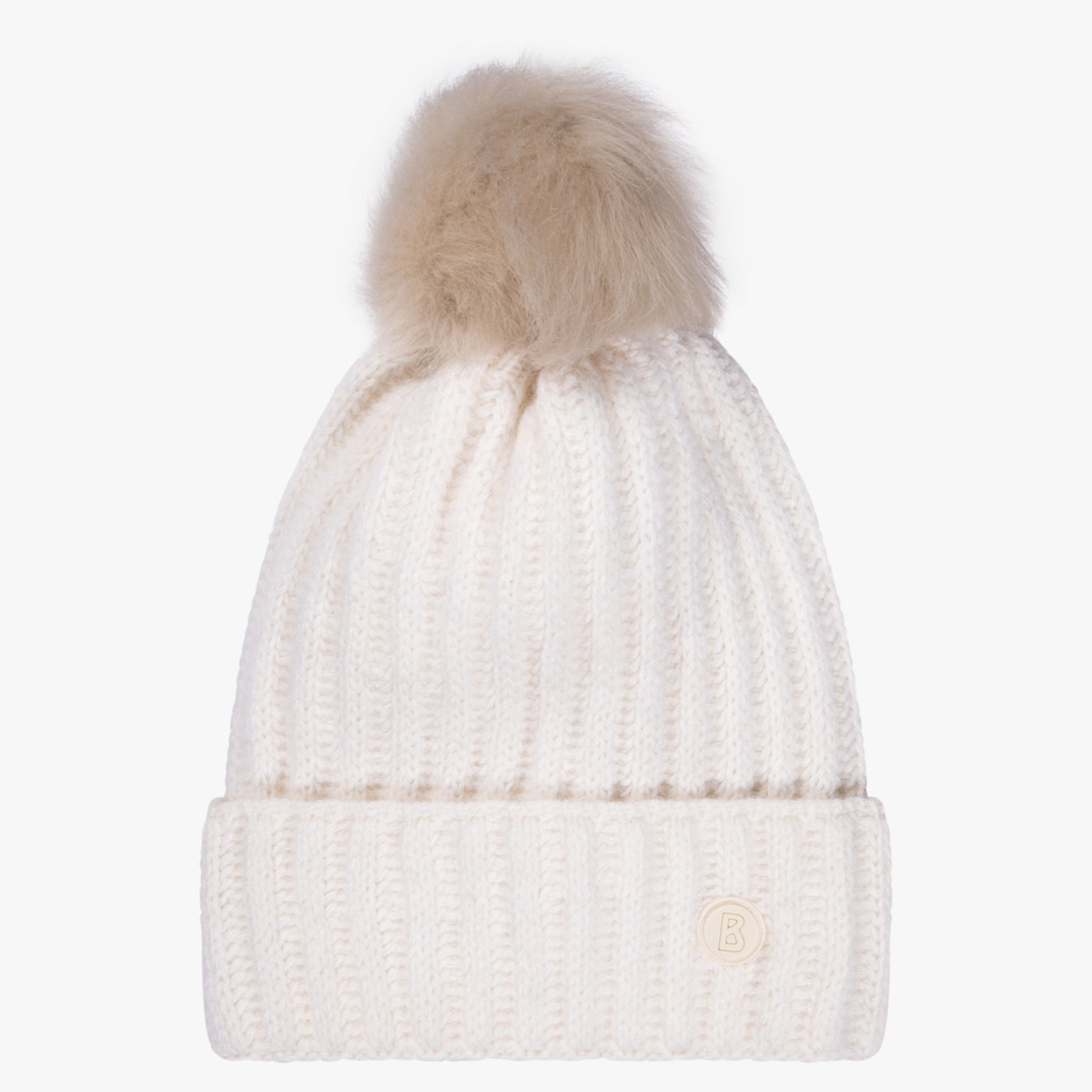 Bogner Ranya Women's Pom Beanie - Off White