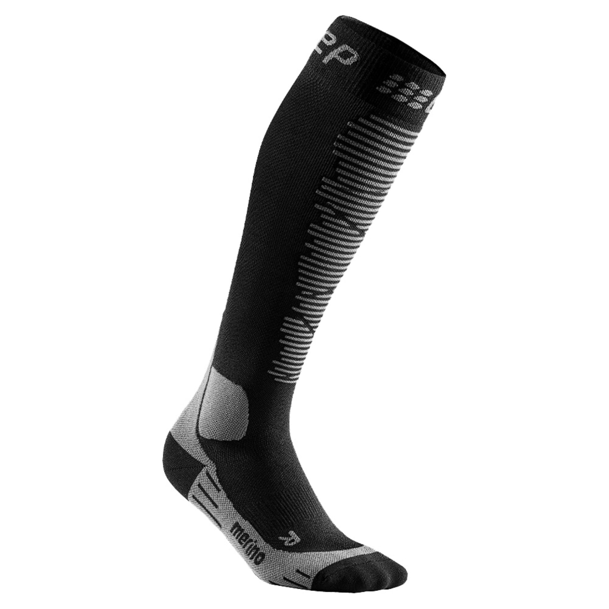 CEP Women's Merino Ski Socks - BLK ANTHRACITE - IV