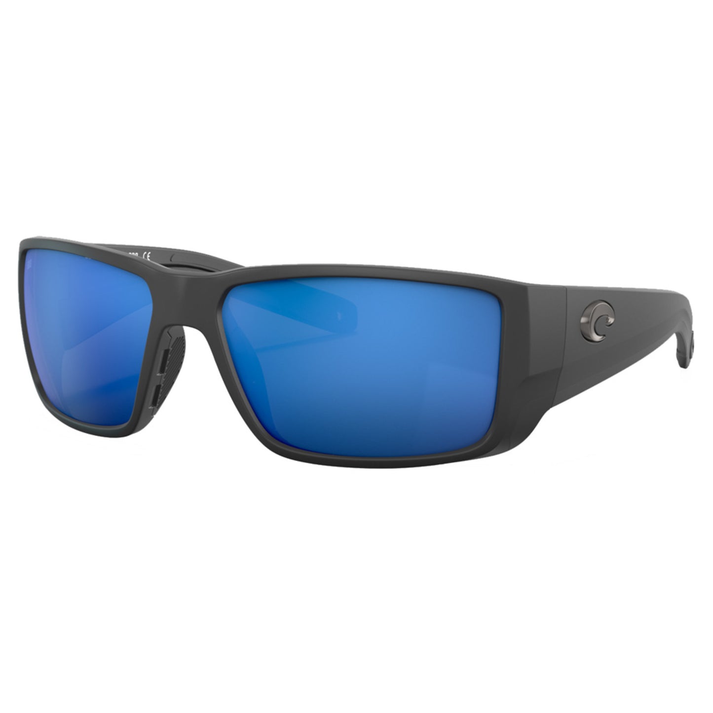 Costa Blackfin Pro Sunglasses - Glass Lens - MATTE BLACK - BLUE MIRROR