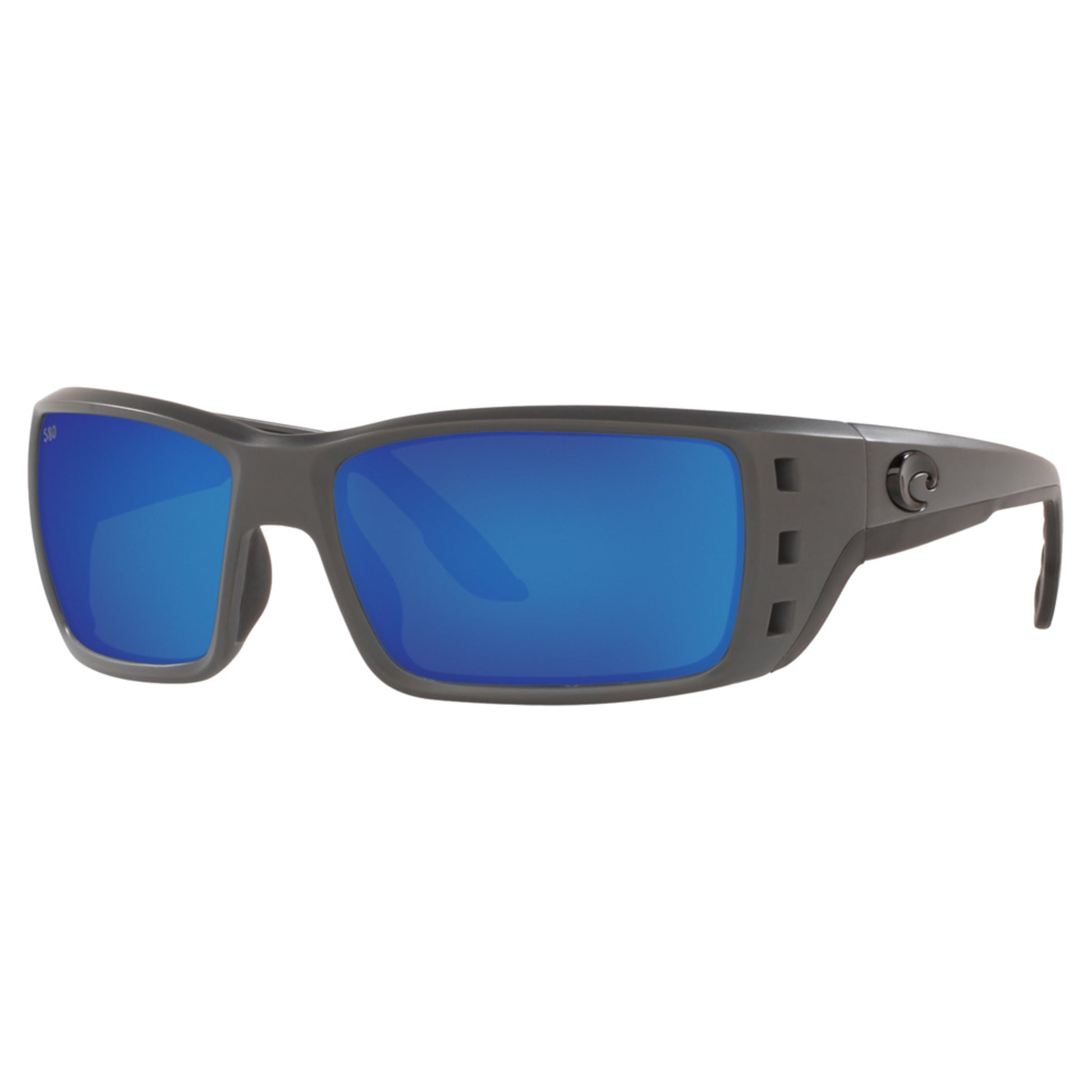 Costa Permit Sunglasses - MATTE GRAY - BLUE MIRROR