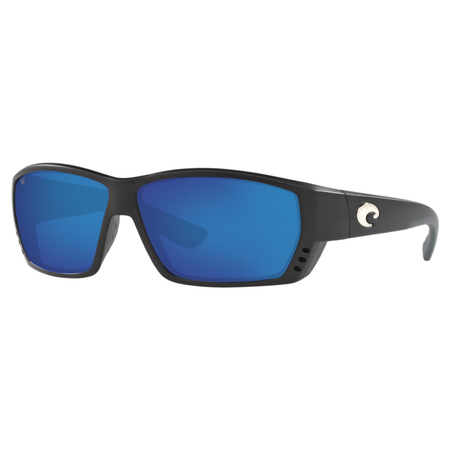 Costa Tuna Alley Sunglasses - MATTE BLACK - BLUE MIRROR GLA