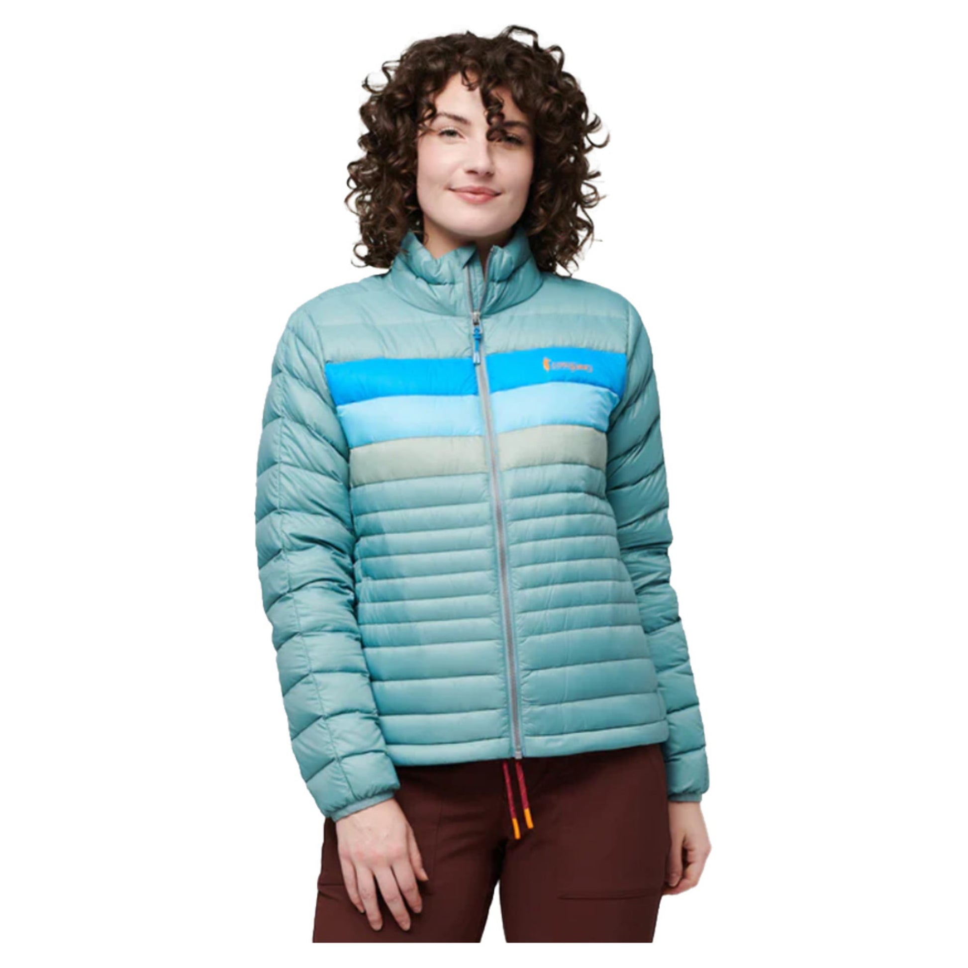 Cotopaxi Fuego Down Women's Jacket - Deep Ocean Stripes - XL