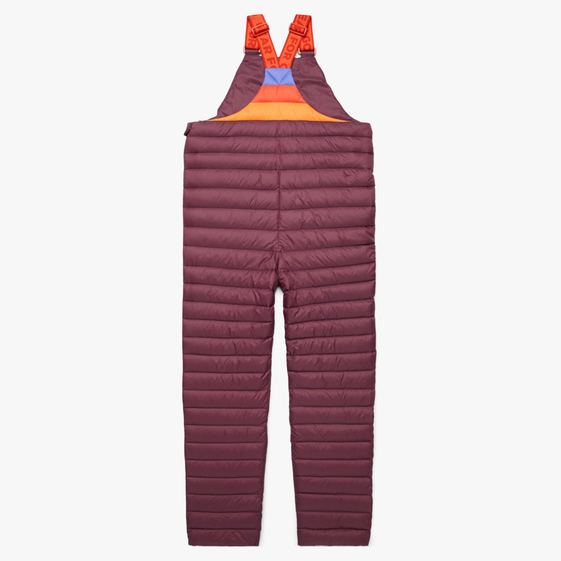 Cotopaxi Fuego Down Women's Overall - Wine Stripes - M