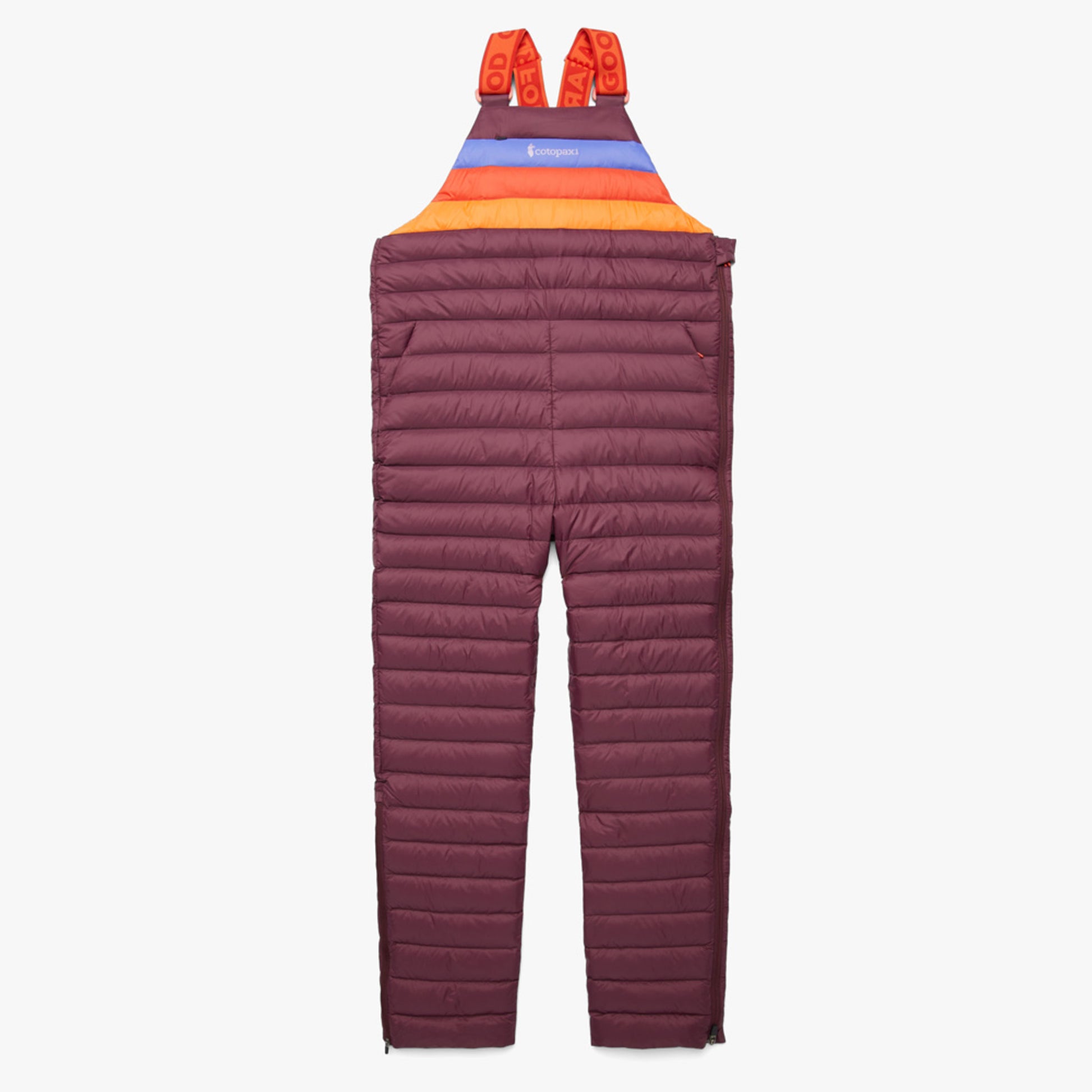 Cotopaxi Fuego Down Women's Overall - Wine Stripes - M