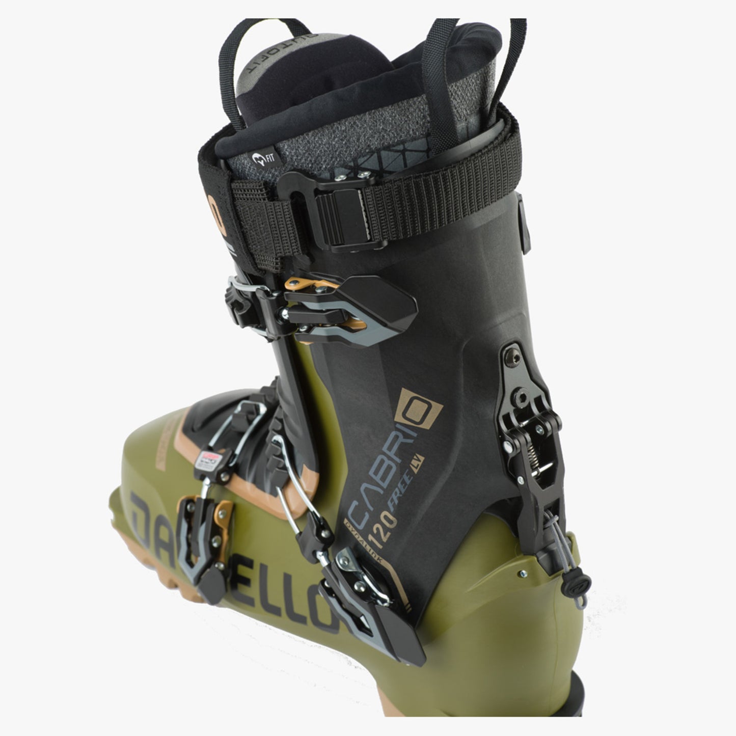 Dalbello Cabrio LV Free 120 If Ski Boot - Olive/Black - 30.5