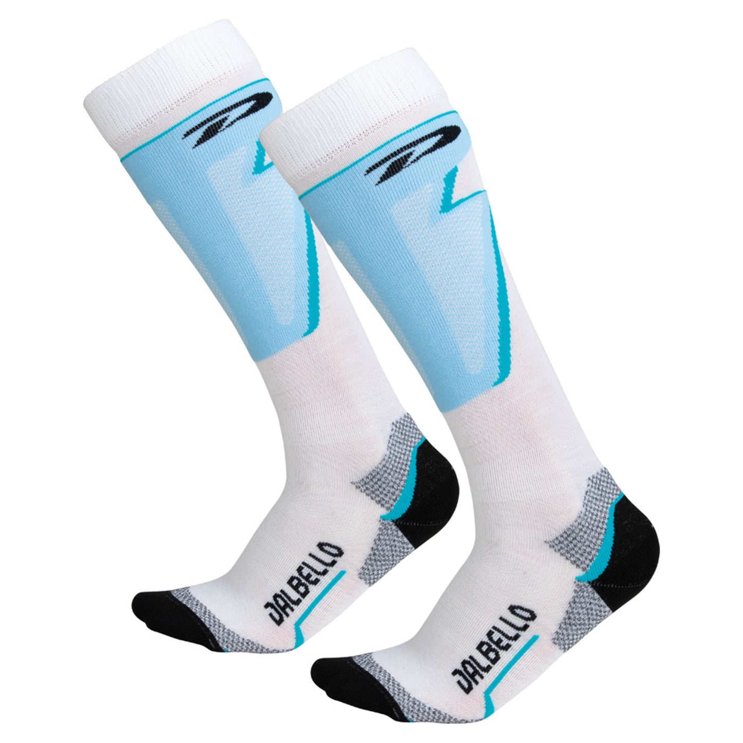 Dalbello Women's Ski Sock - WHITE LIGHT BLU - S