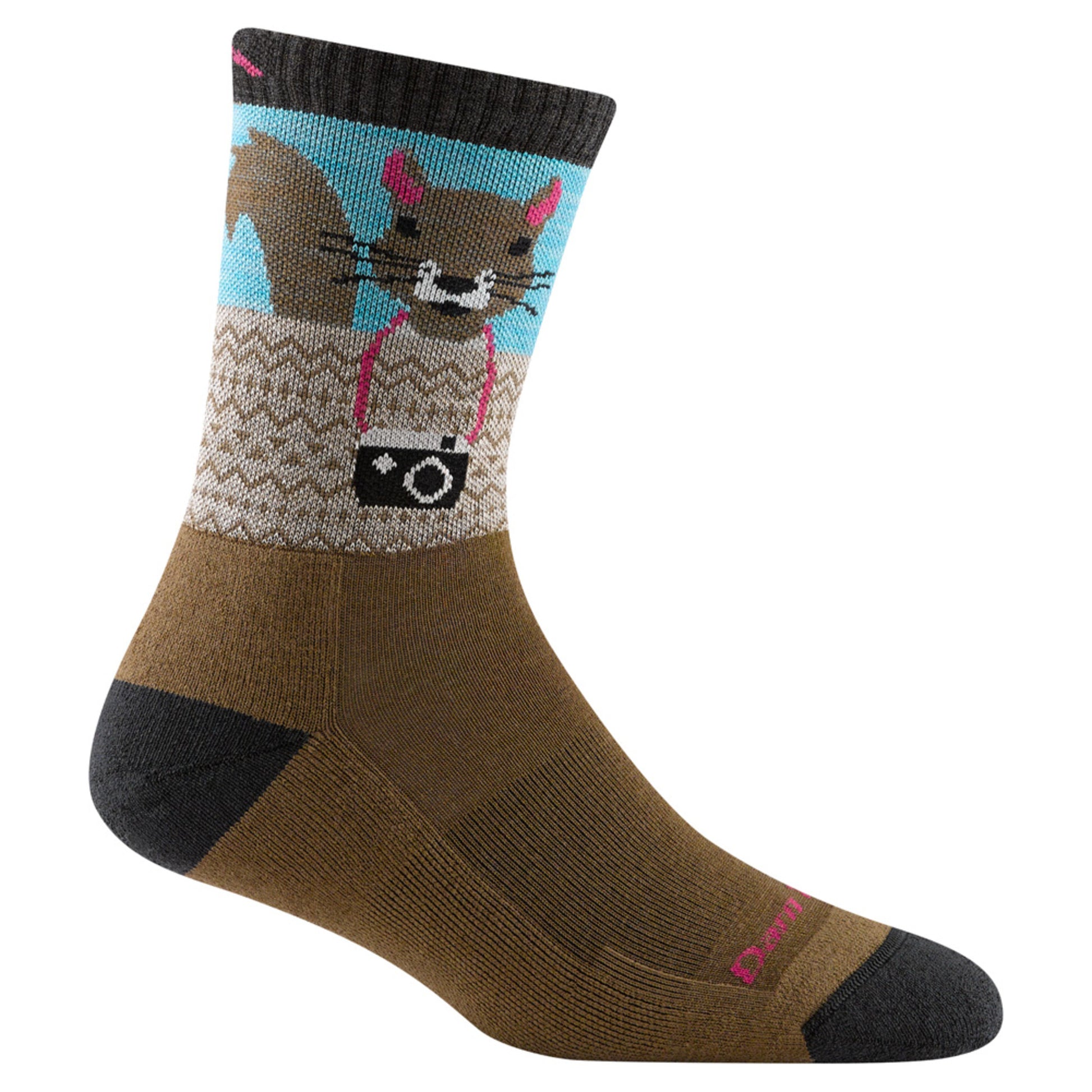 Darn Tough Critter Club Micro Crew Lightweight Women's Sock - ACORN - L