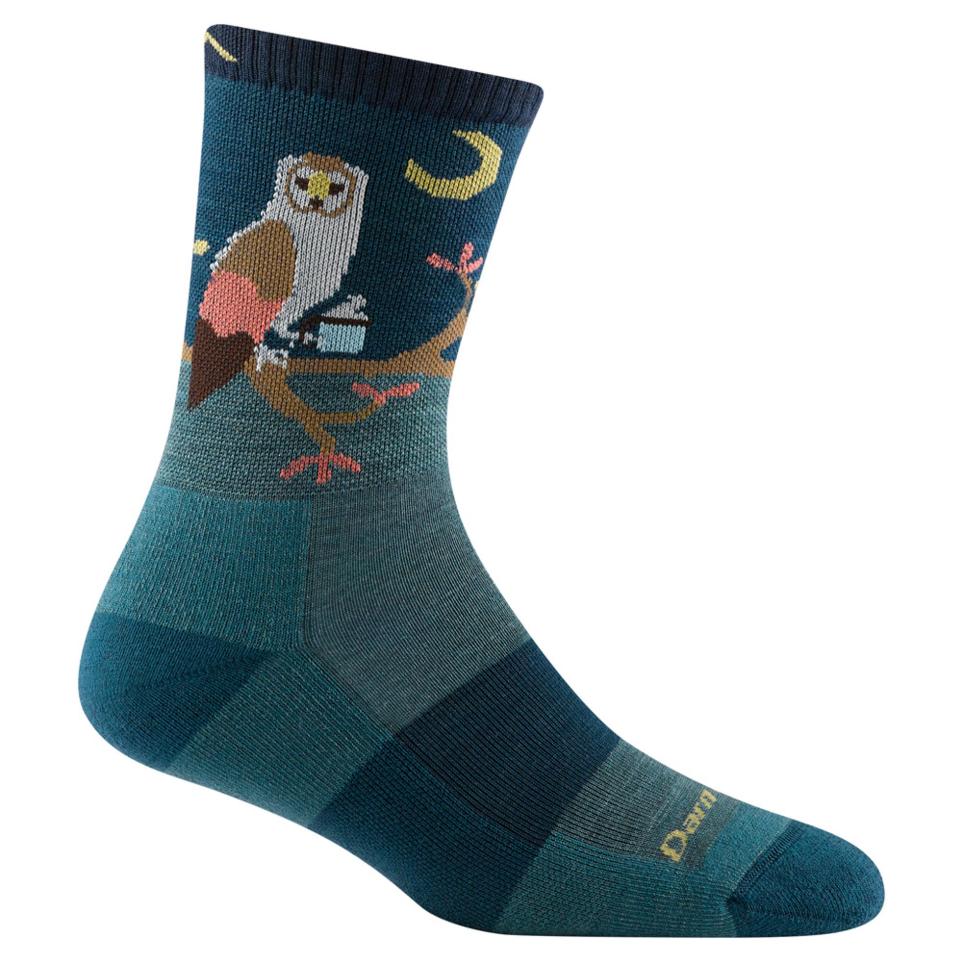 Darn Tough Critter Club Micro Crew Lightweight Women's Sock - TEAL - S