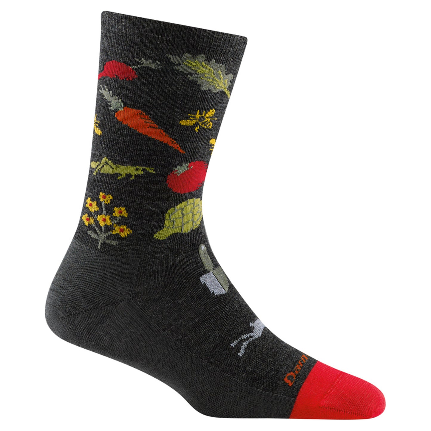 Darn Tough Farmer's Market Crew Lightweight Women's Sock - CHARCOAL - M
