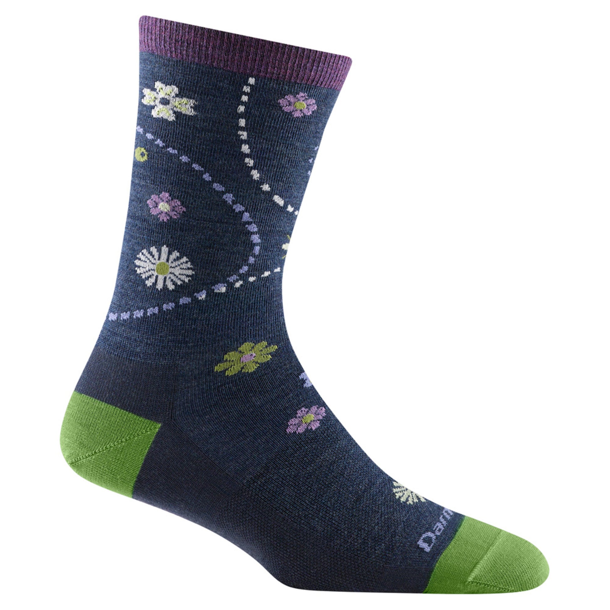 Darn Tough Garden Crew Lightweight Women's Sock - BELLFLOWER - S