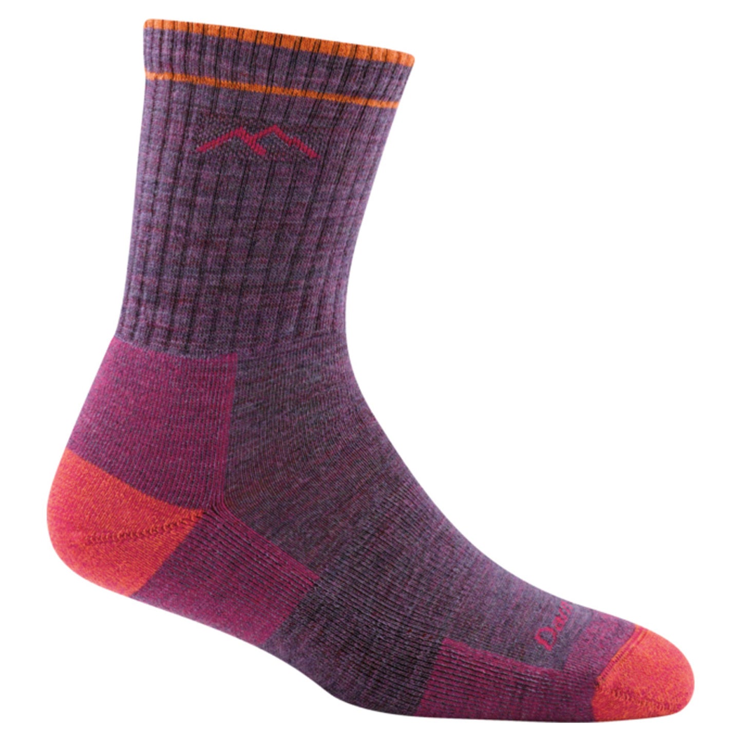 Darn Tough Ladies Merino Wool Micro Crew Cushion Sock - MOSS HEATHER - XL