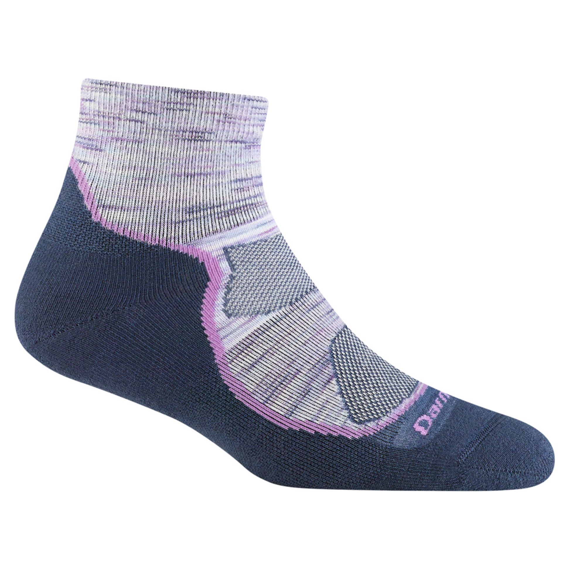 Darn Tough Light Hiker 1/4 Light Cushion Women's Sock - COSMIC PURPLE - S