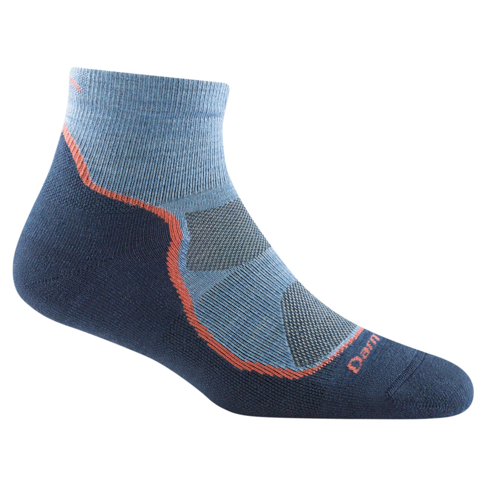 Darn Tough Light Hiker 1/4 Light Cushion Women's Sock - DENIM - S