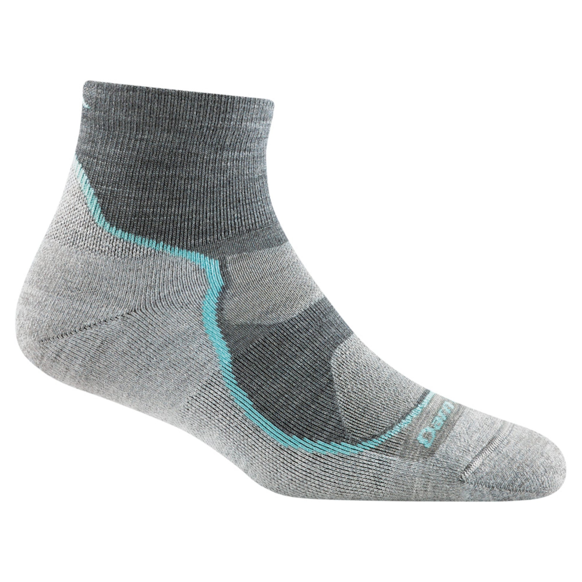 Darn Tough Light Hiker 1/4 Light Cushion Women's Sock - SLATE - S