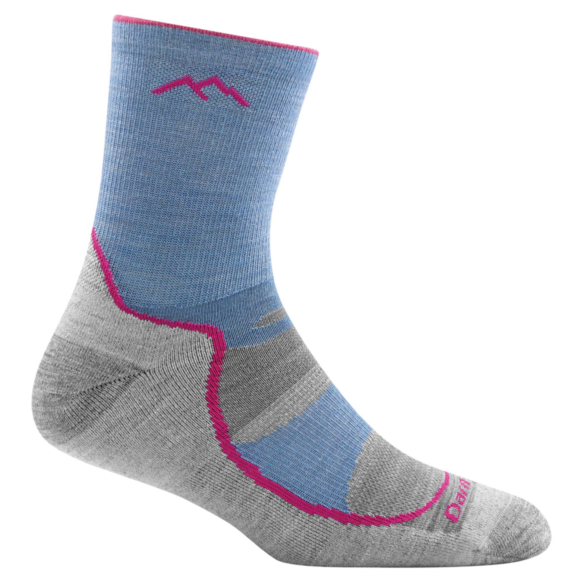 Darn Tough Light Hiker Micro Crew Youth Sock - VAPOR - S