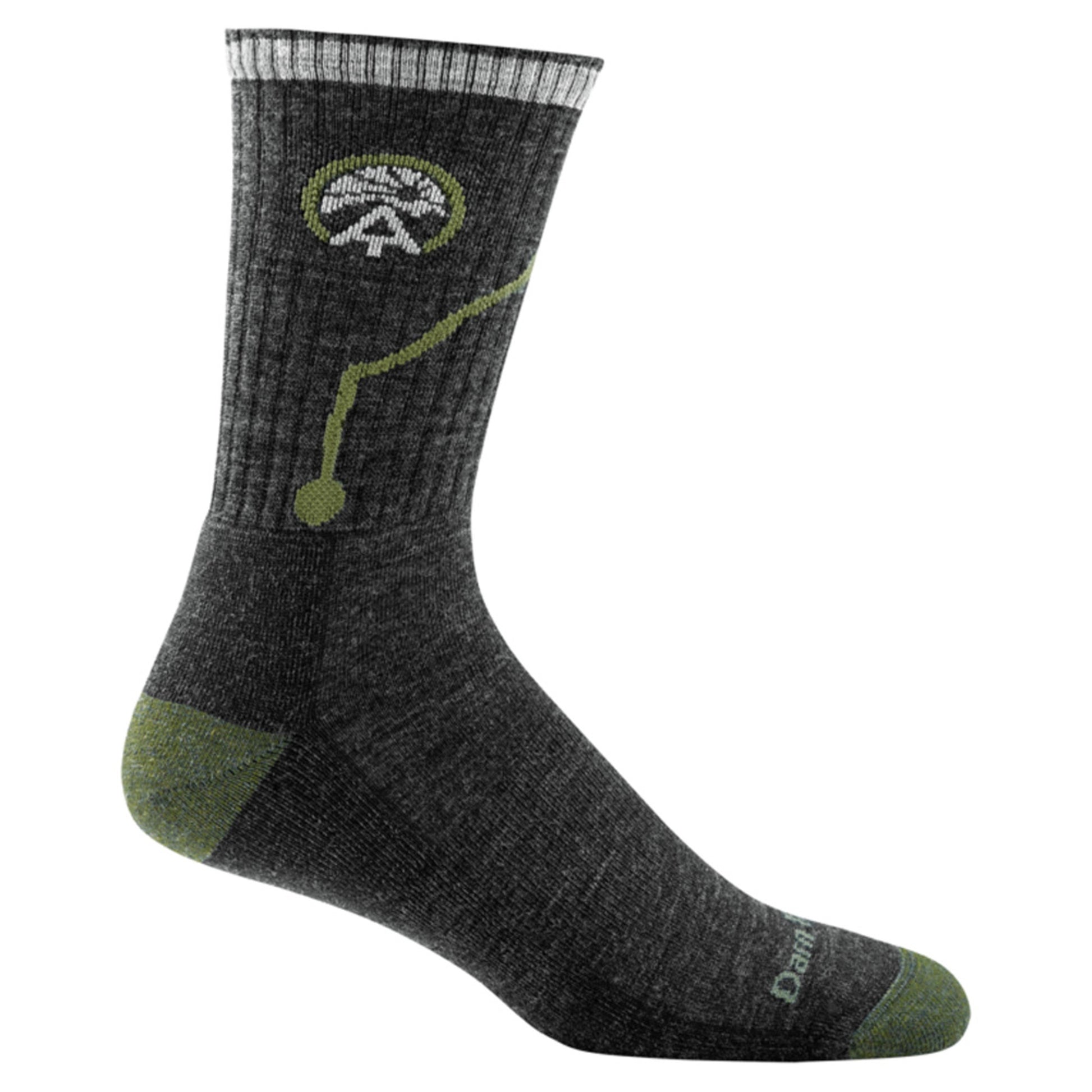 Darn Tough Men's ATC Micro Crew Cushion Socks - CHARCOAL - XL