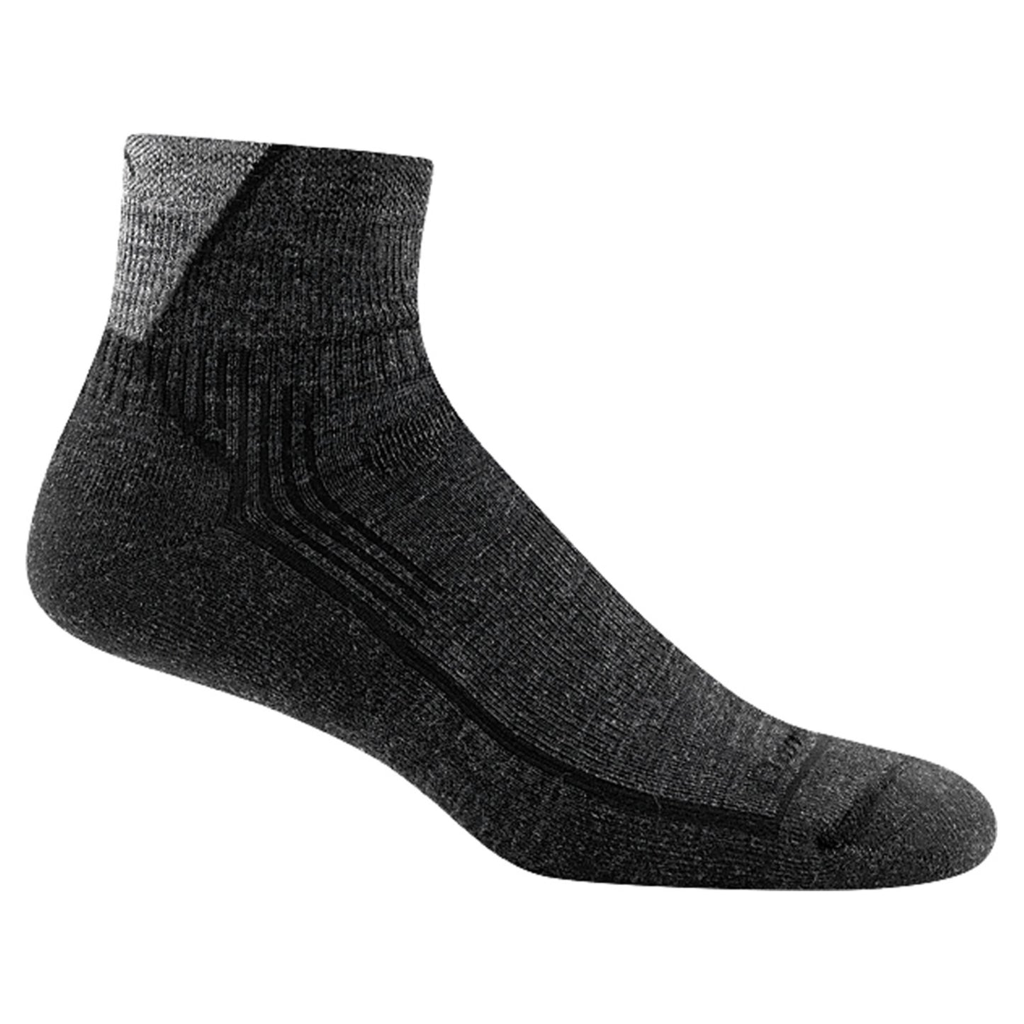 Darn Tough Men's Hiker 1/4 Cushion Sock - BLACK - XL