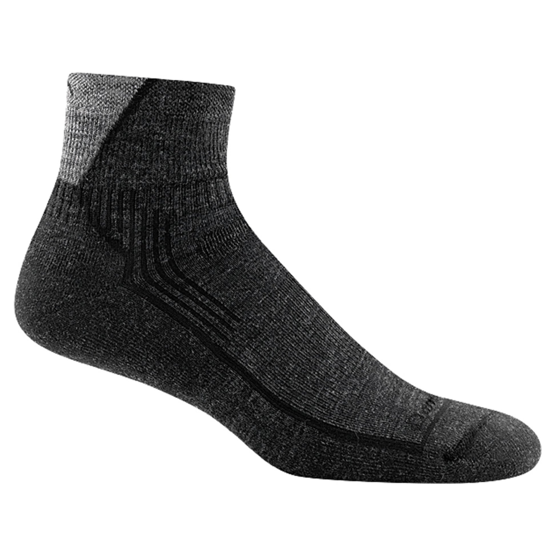 Darn Tough Men's Hiker 1/4 Cushion Sock - BLACK - XL
