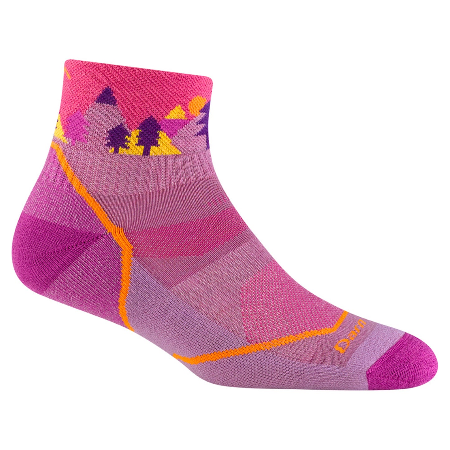 Darn Tough Quest Lightweight Junior 1/4 Sock - VIOLET - S