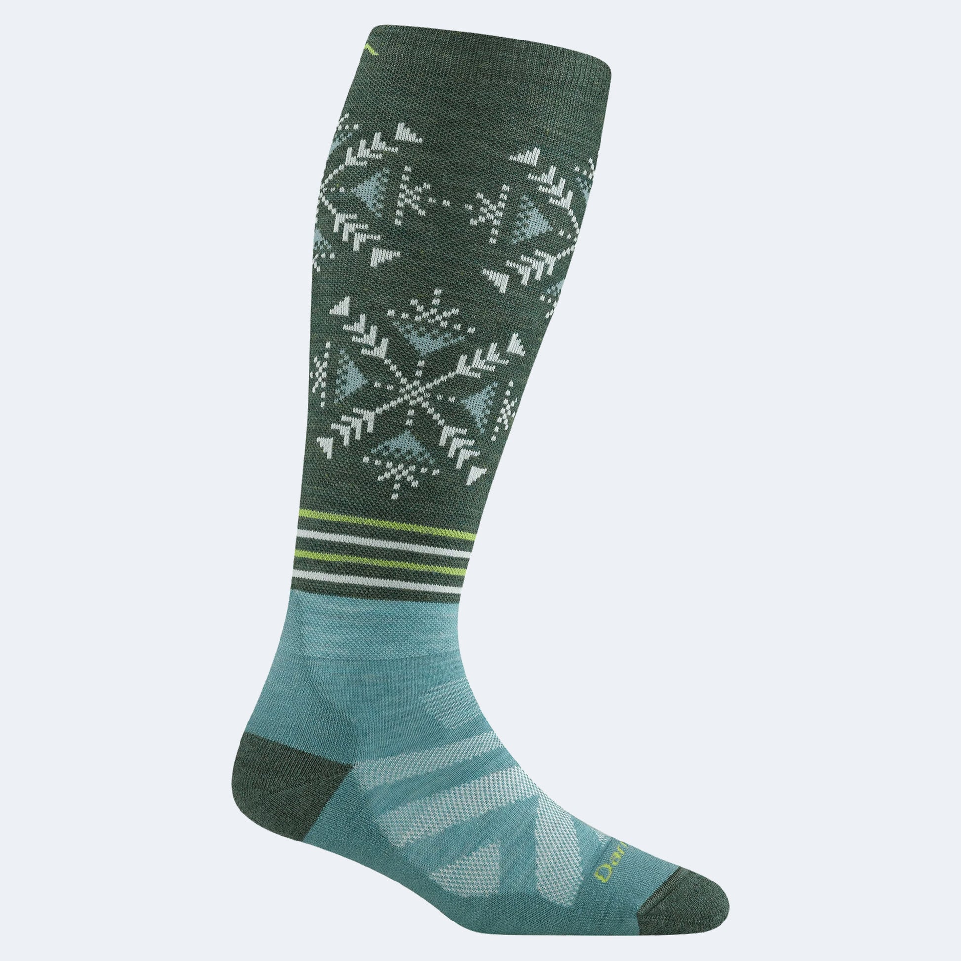 Darn Tough Snowfall Over The Calf Midweight Cushion Women's Snow Socks