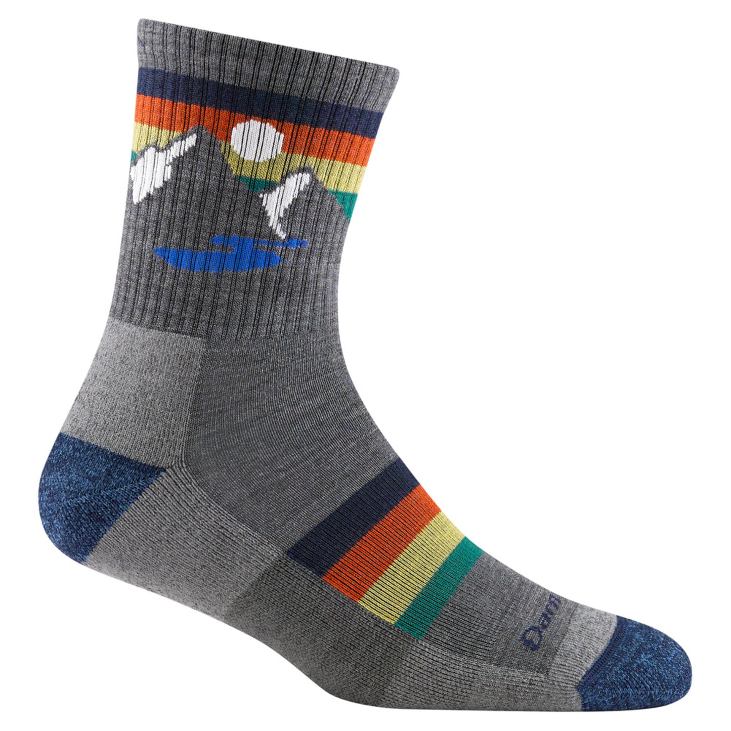 Darn Tough Sunset Ridge Junior Sock - GRAY - S