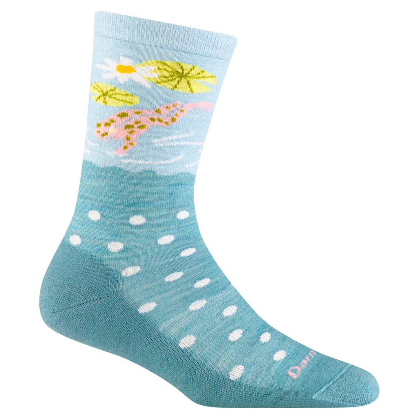Darn Tough Wild Life Lightweight Women's Crew Sock - AQUA - S