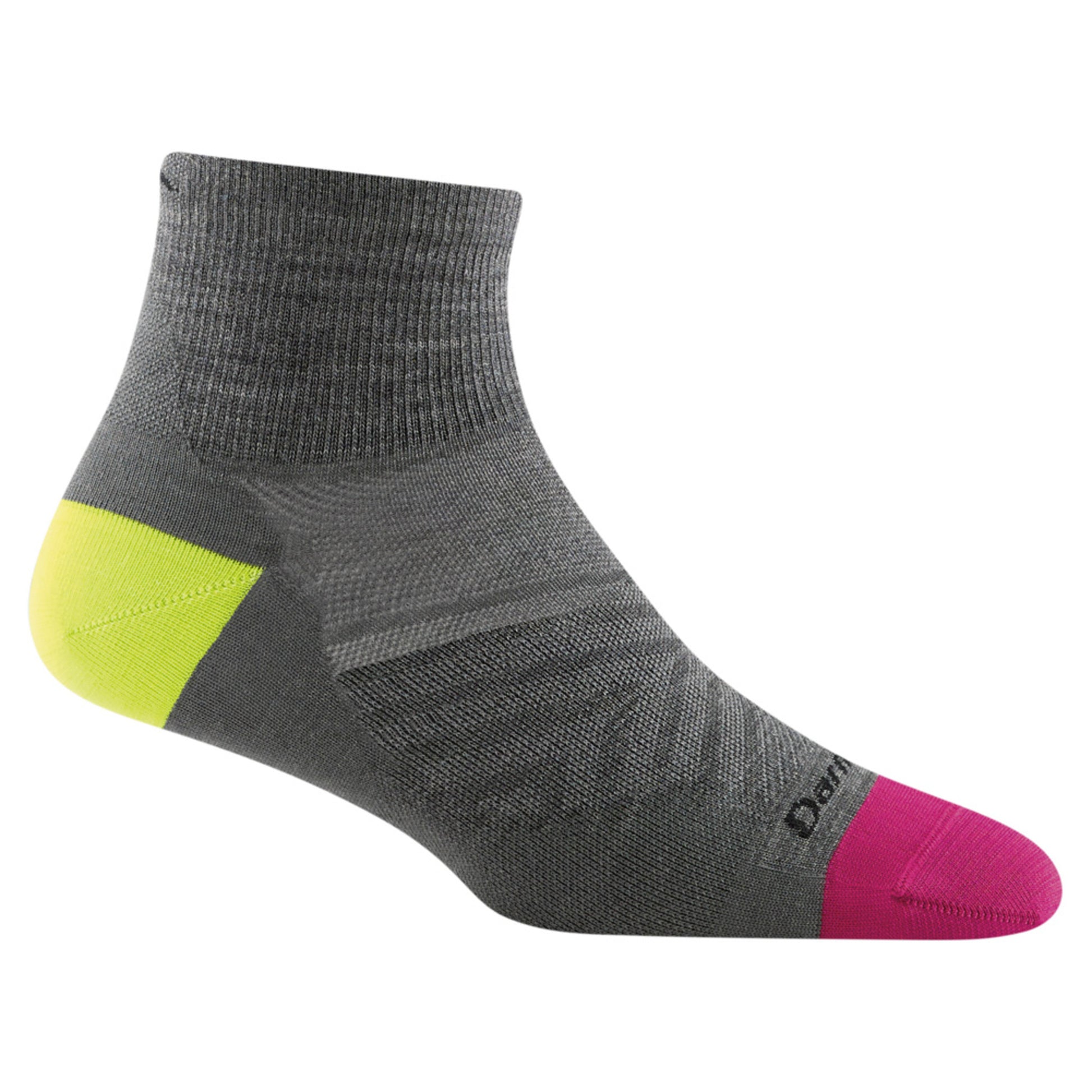 Darn Tough Women's Run 1/4 Ultra Lightweight Sock - GRAY - S