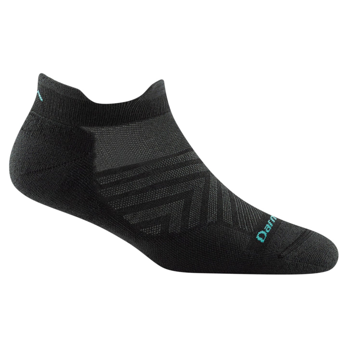 Darn Tough Women's Run No Show Sock - BLACK - S