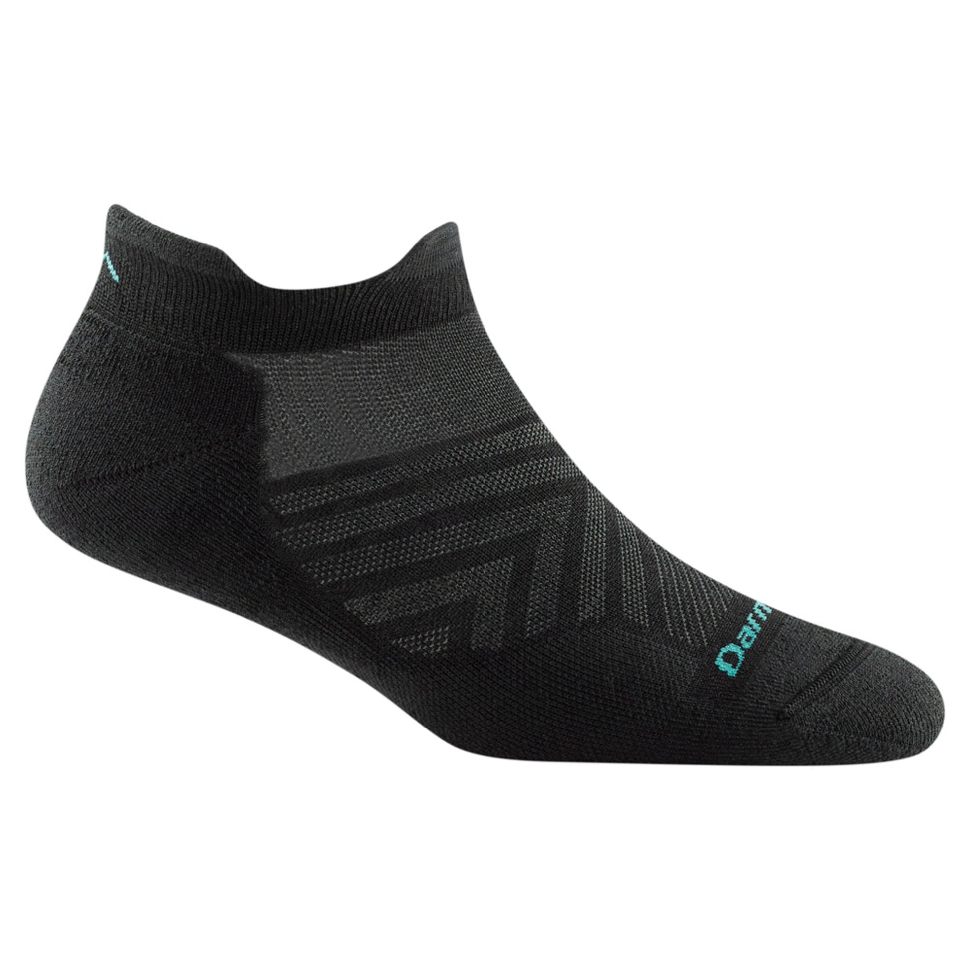 Darn Tough Women's Run No Show Sock - BLACK - S