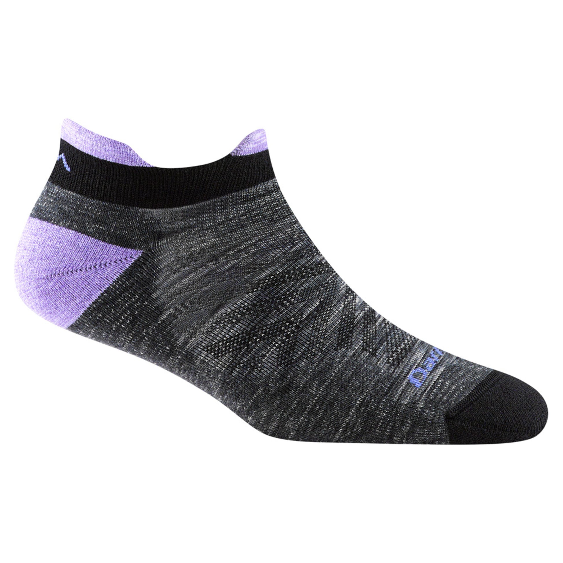 Darn Tough Women's Run No Show Sock - SPACE GRAY - S