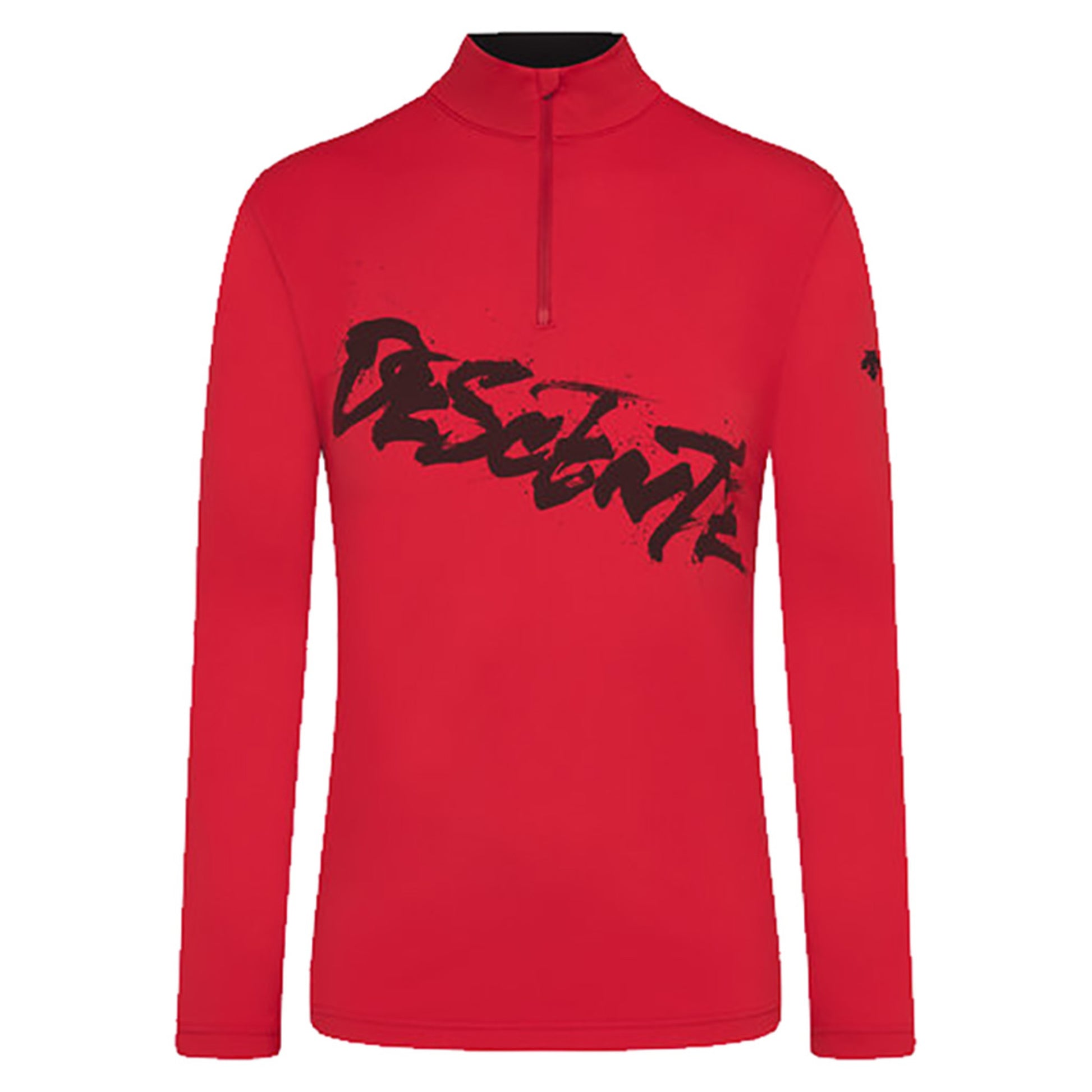 Descente Hayate 1/4 Zip Men's Top - ELECTRIC RED - XL