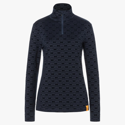 Fire & Ice Margo2 Women's 1/4 Zip - Deepest Navy - XL