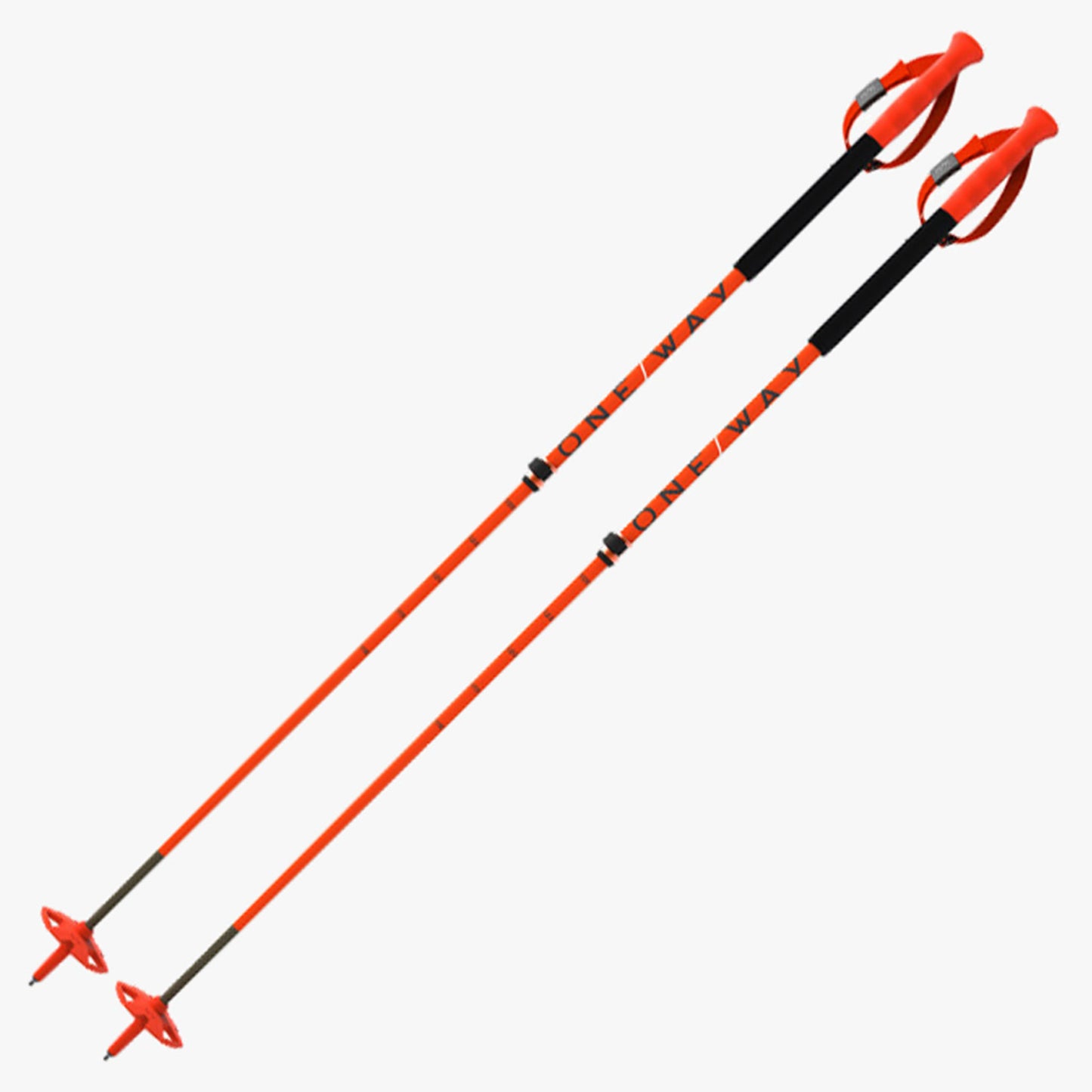 One Way FR Carbon Vario Pro Adjustable Ski Poles