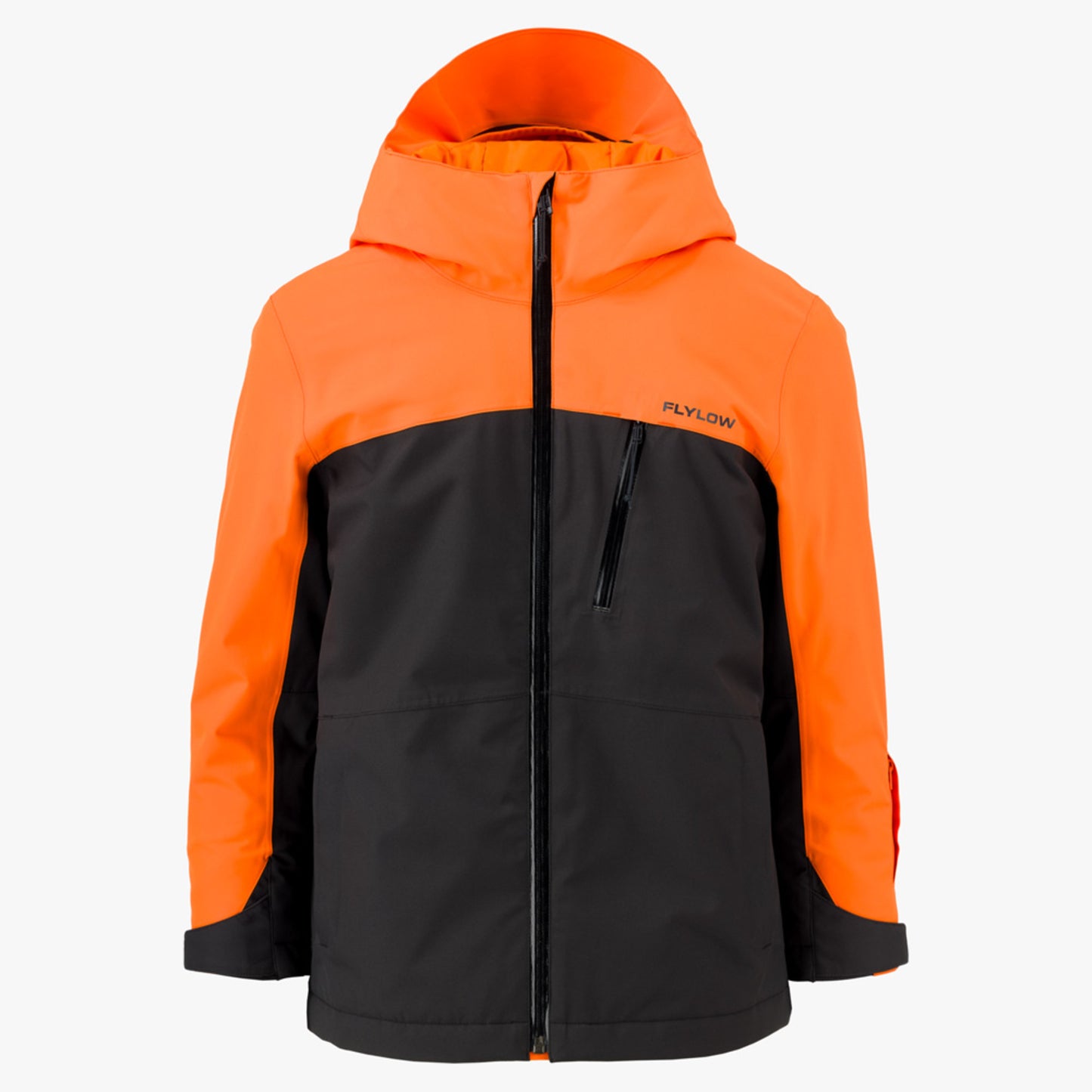 Flylow Explorer Youth Jacket - Black/Blaze - XL