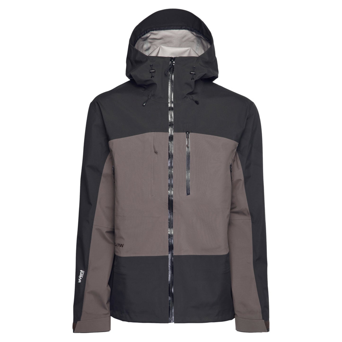 2023 Flylow Lab Men's Coat - BLACK_MERCURY - XL